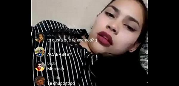  Chica de Badoo se masturba en vivo